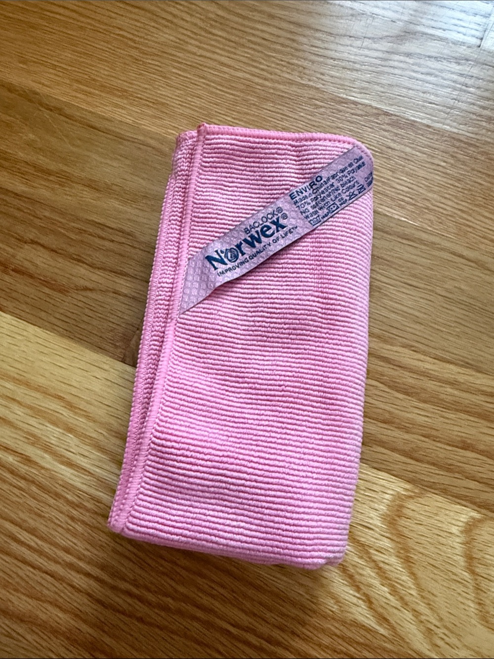Norwex Pink EnviroCloth Microfiber Cleaning Cloth